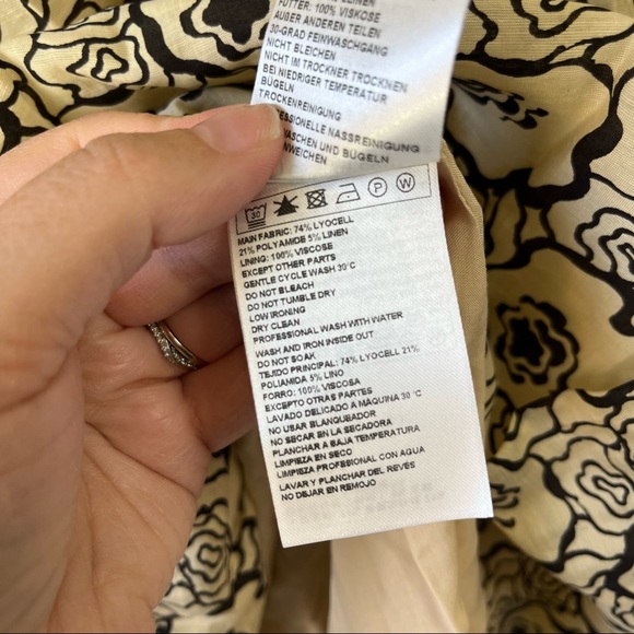 Ba&sh Grazie floral long sleeve boho a-line dress - Picture 10 of 11